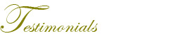 Testimonials
